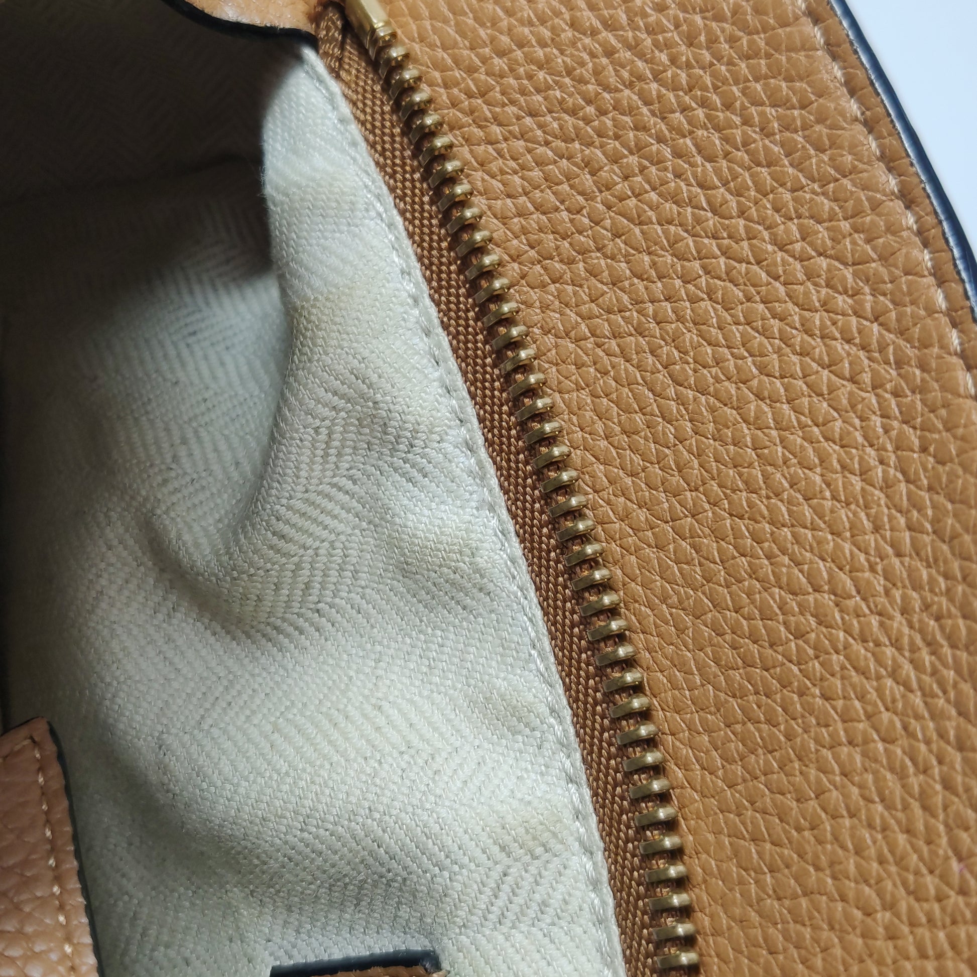 Loewe Puzzle Small Grained Calfskin Jacquard Strap