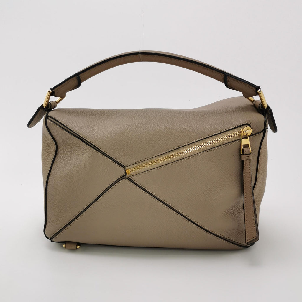 Loewe Puzzle Medium Grained Calfskin Beige