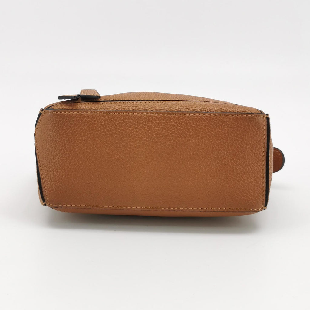 Loewe Puzzle Mini Soft Grained Calfskin Caramel