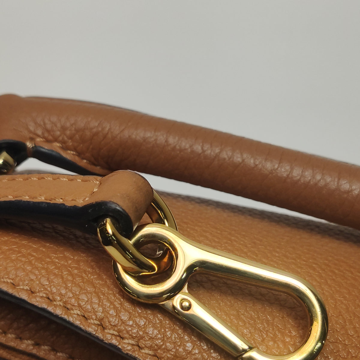 Loewe Puzzle Mini Soft Grained Calfskin Caramel