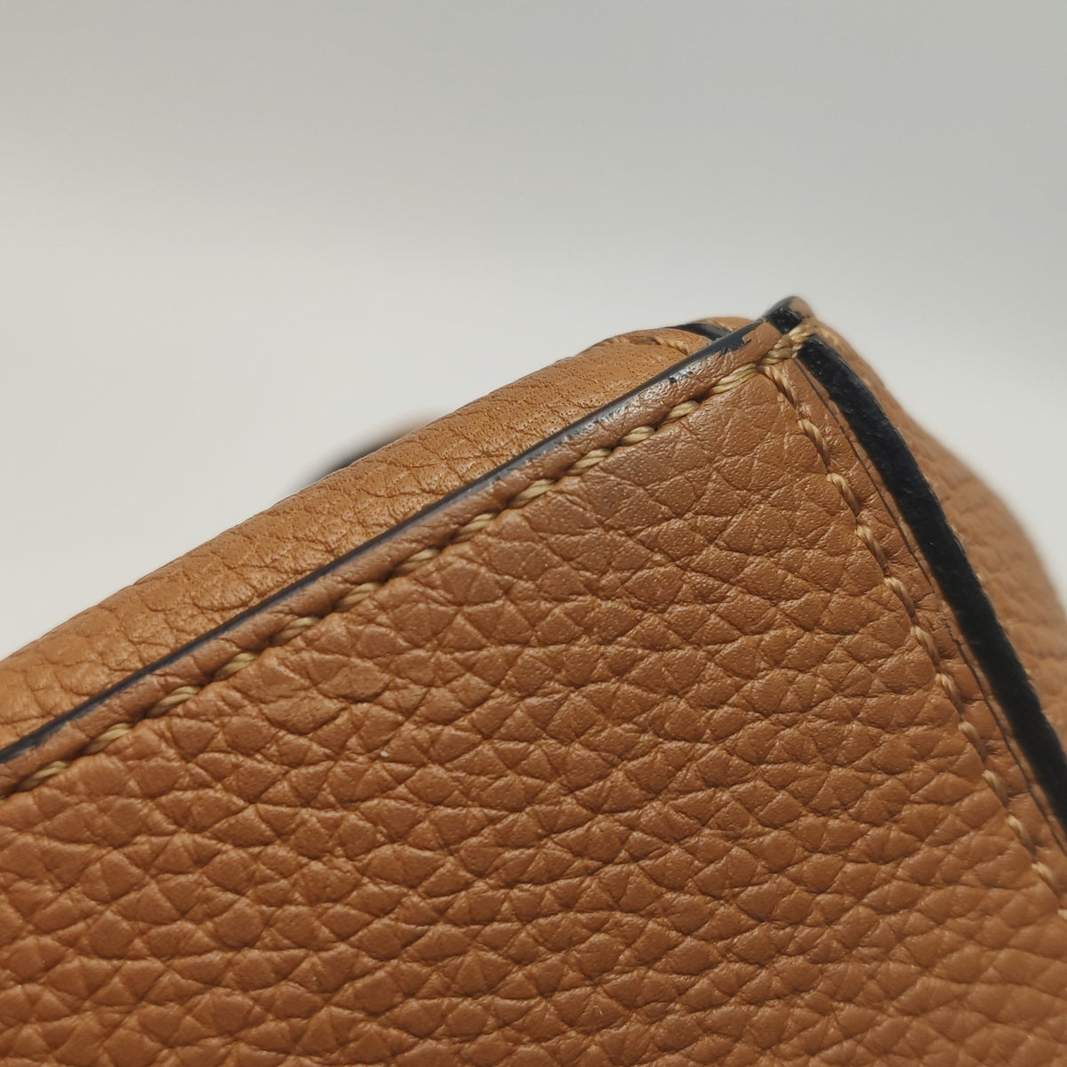 Loewe Puzzle Mini Soft Grained Calfskin Caramel