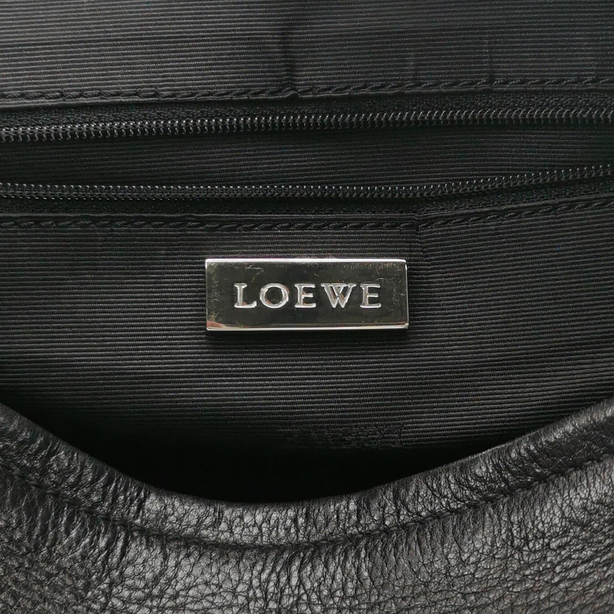 Loewe Amazona East West Barrel Bag Black