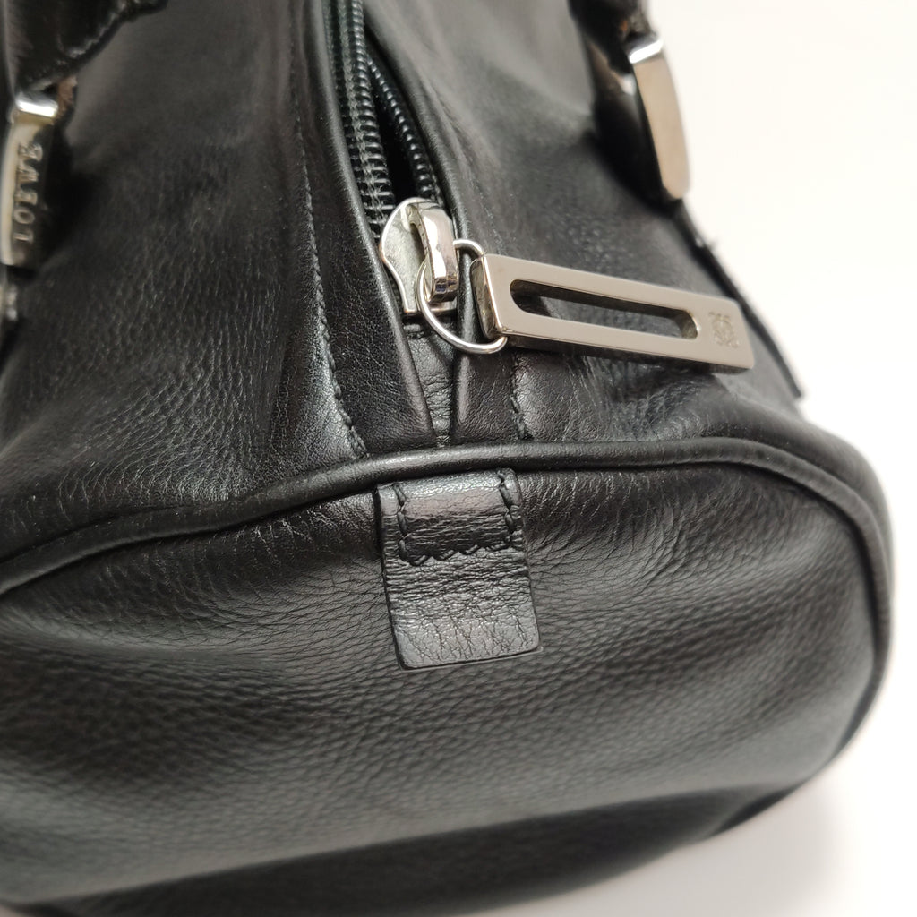Loewe Amazona East West Barrel Bag Black