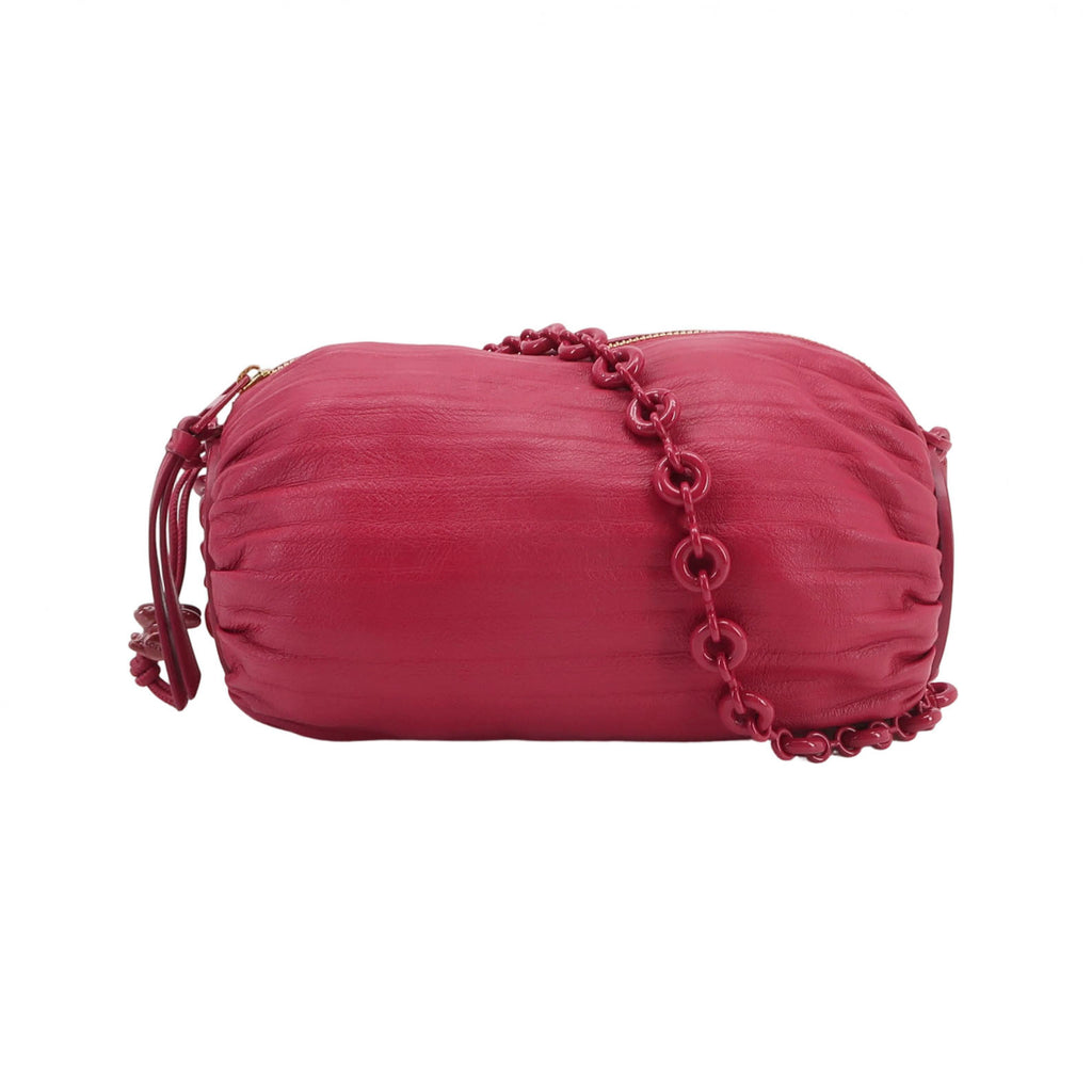 Loewe Pleated Bracelet Pouch Lambskin