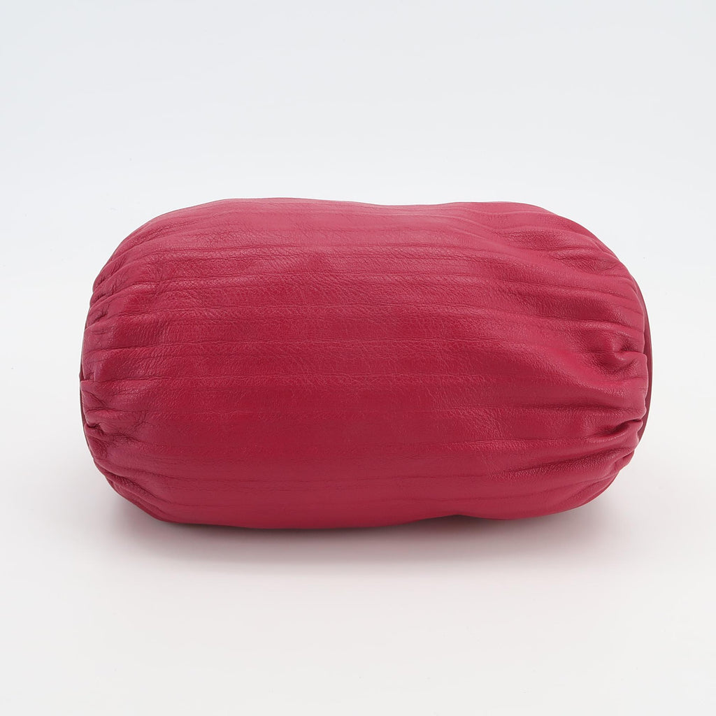 Loewe Pleated Bracelet Pouch Lambskin