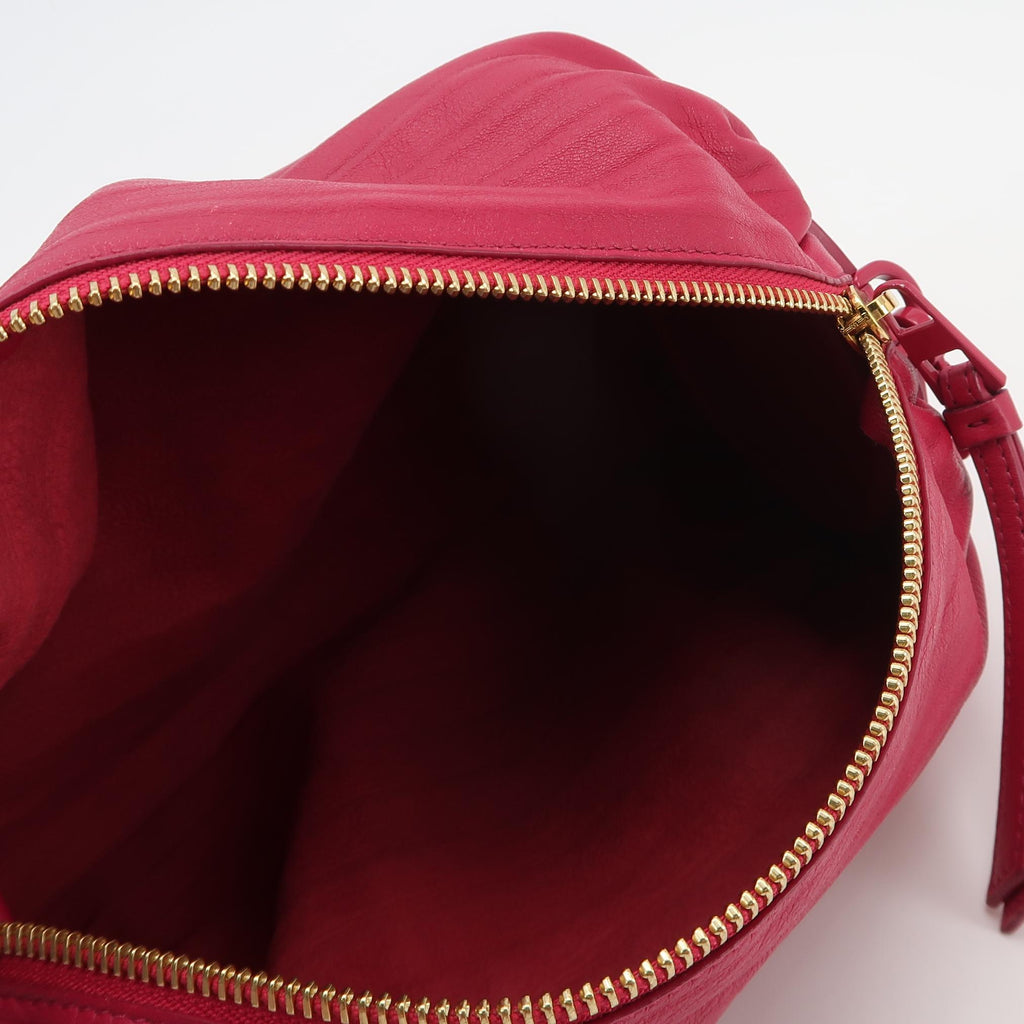 Loewe Pleated Bracelet Pouch Lambskin