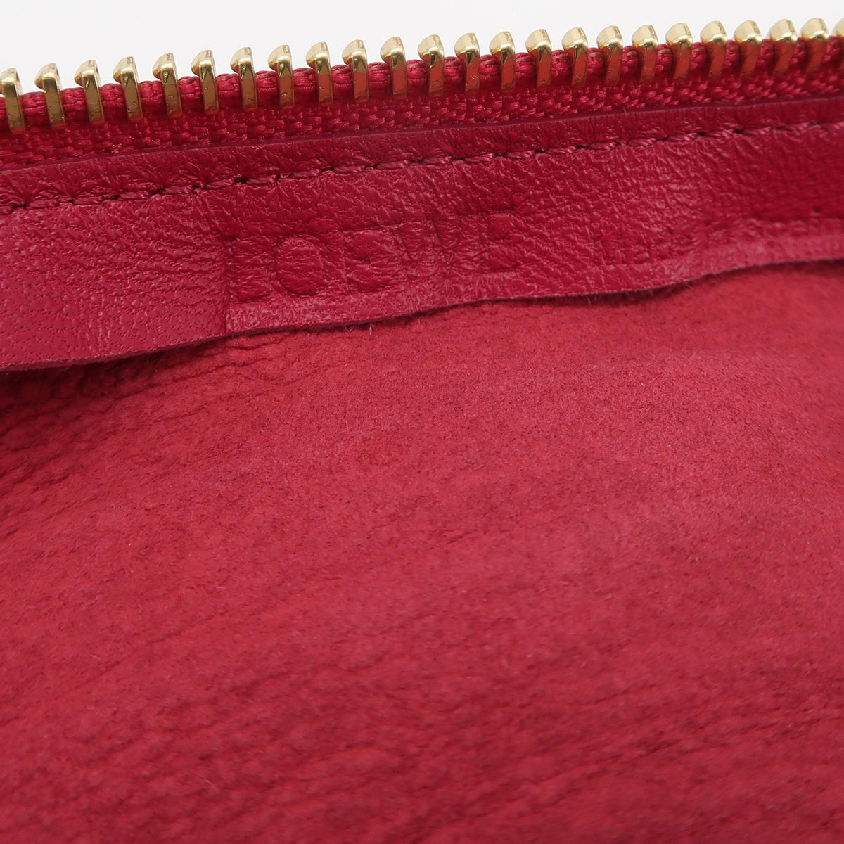 Loewe Pleated Bracelet Pouch Lambskin