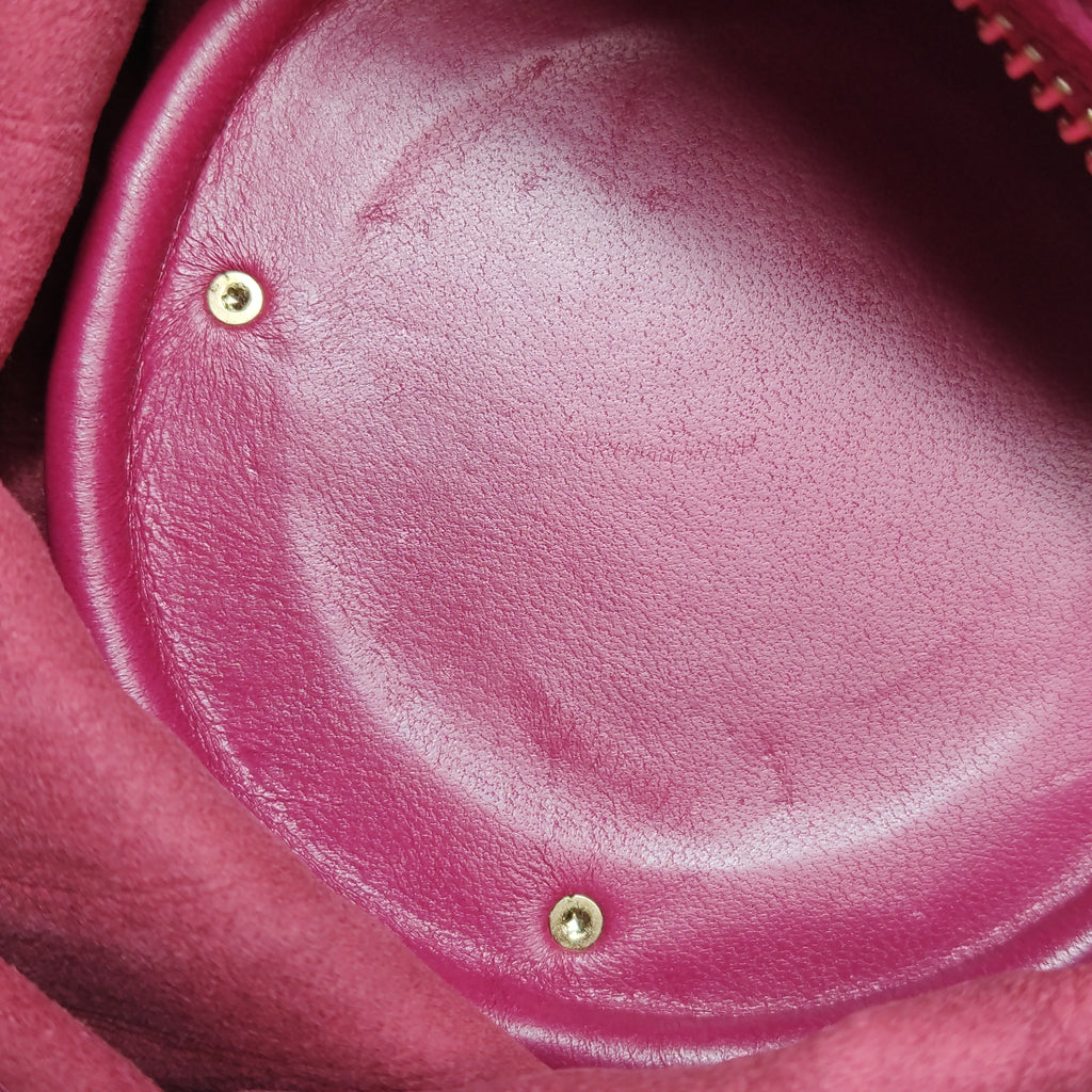 Loewe Pleated Bracelet Pouch Lambskin