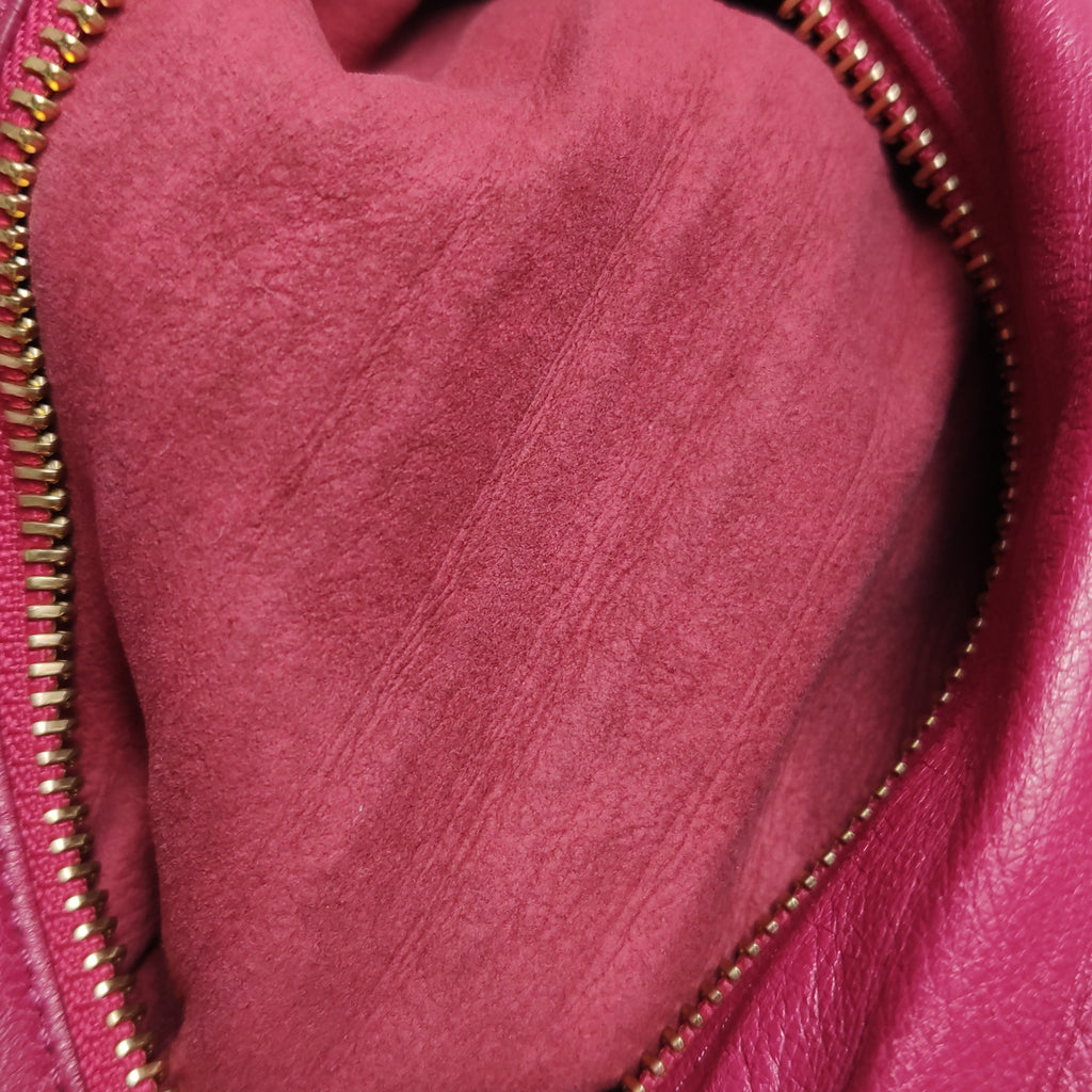 Loewe Pleated Bracelet Pouch Lambskin