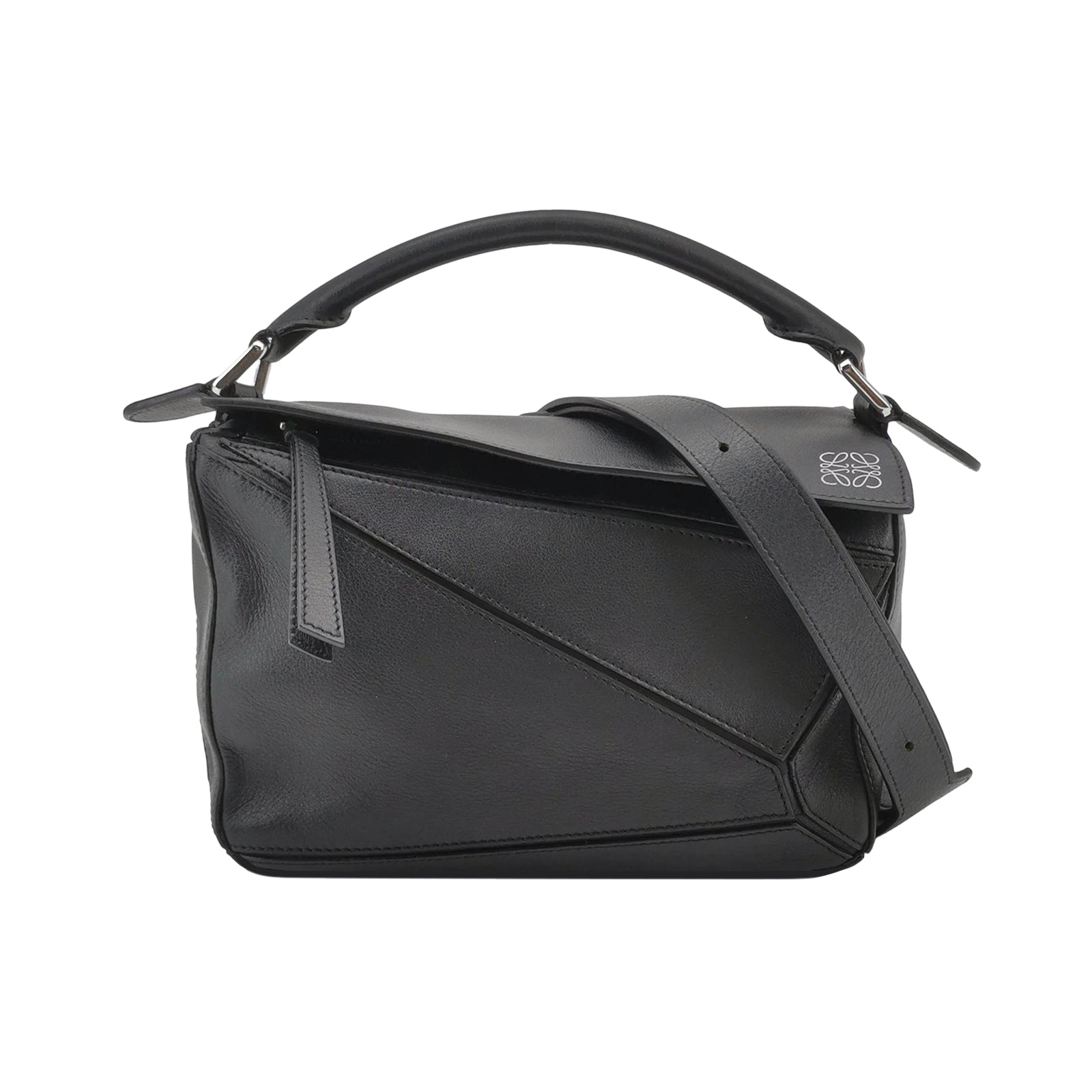 Loewe Puzzle Small Classic Calfskin Black
