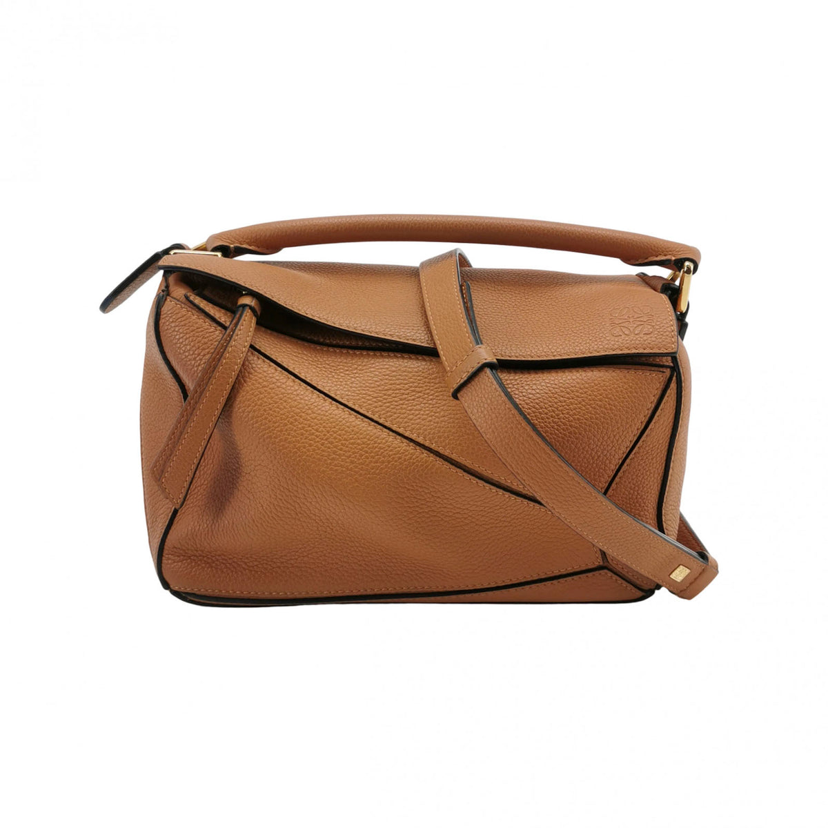 Loewe Puzzle Small Soft Calfskin Caramel