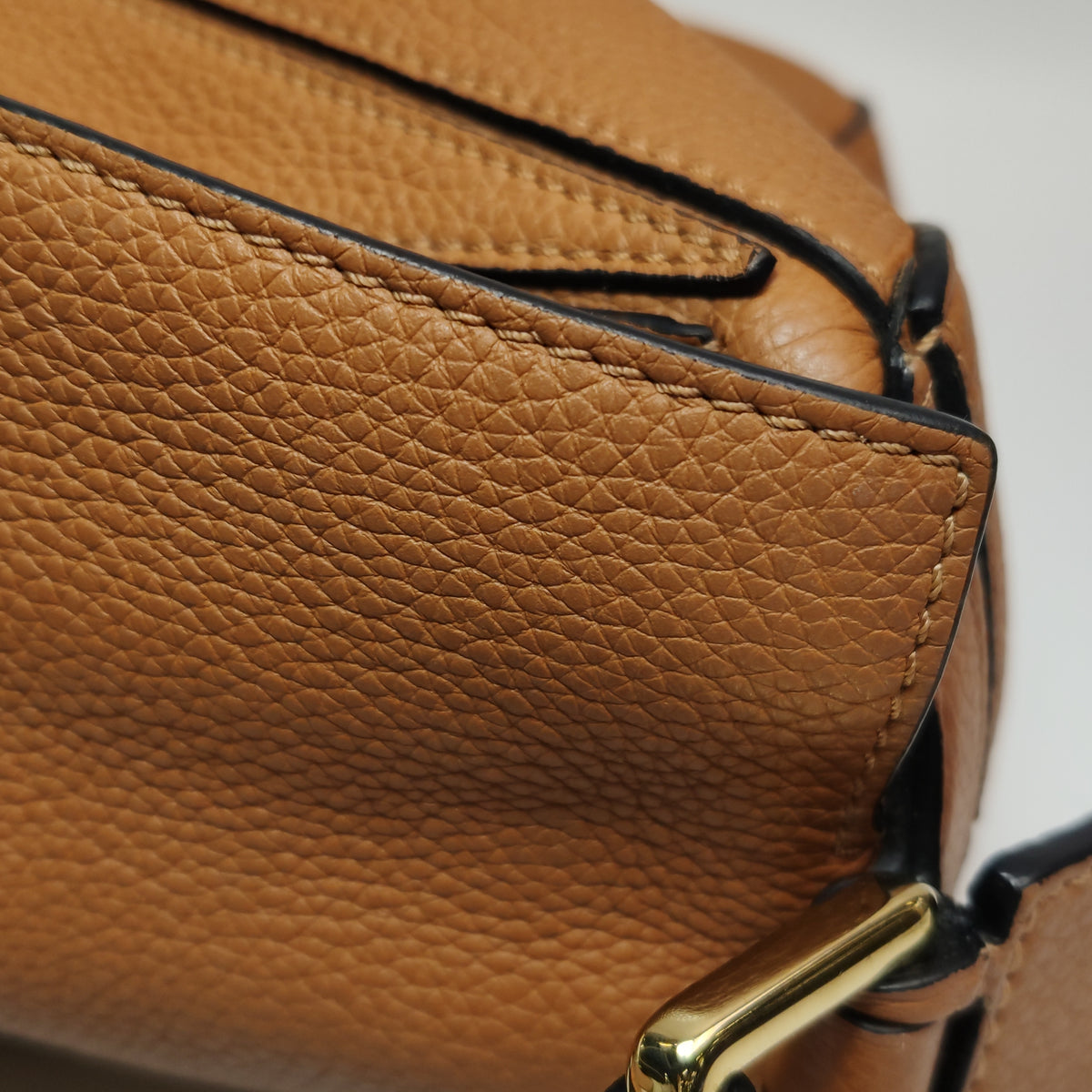 Loewe Puzzle Small Soft Calfskin Caramel