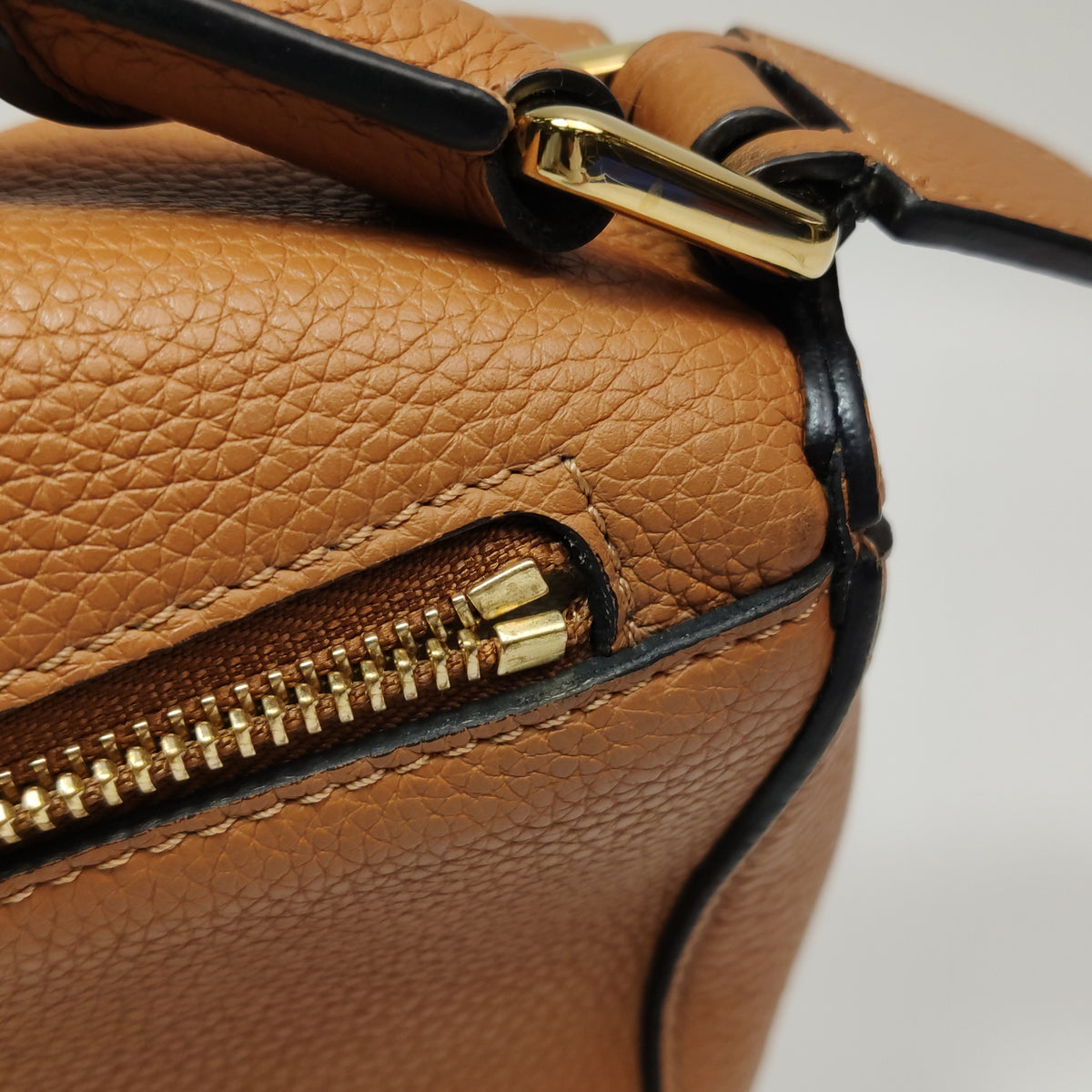 Loewe Puzzle Small Soft Calfskin Caramel