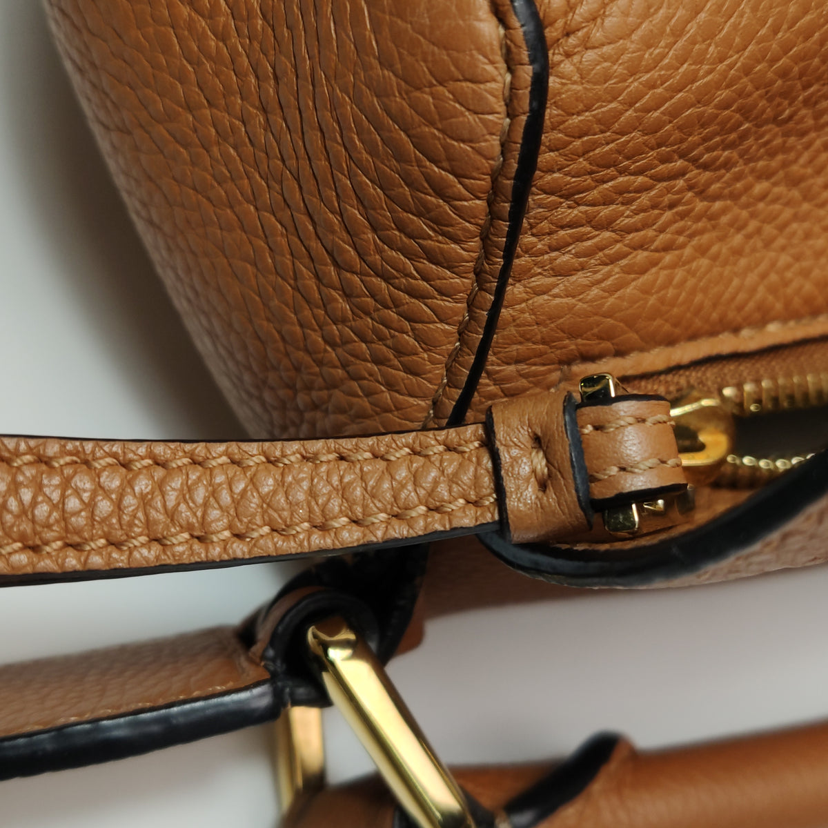 Loewe Puzzle Small Soft Calfskin Caramel