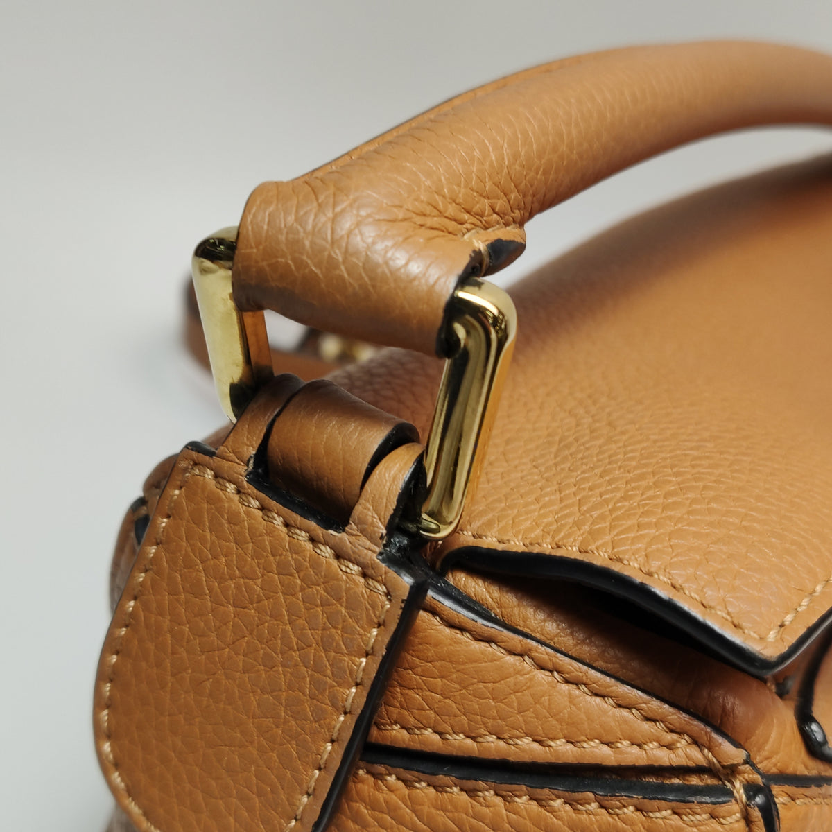 Loewe Puzzle Small Soft Calfskin Caramel