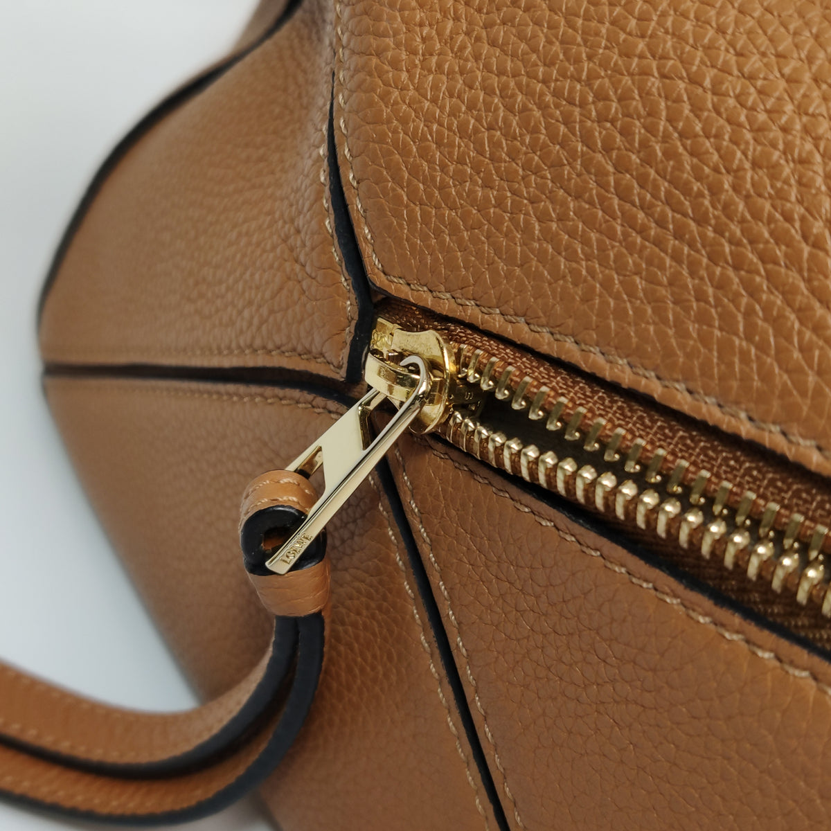 Loewe Puzzle Small Soft Calfskin Caramel
