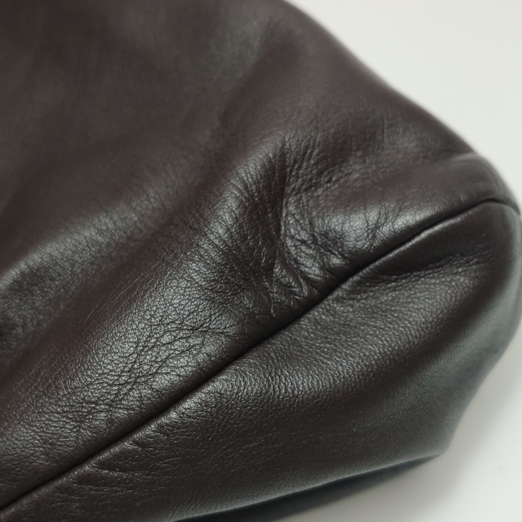 Loewe Anagram Plate Shoulder Bag Brown