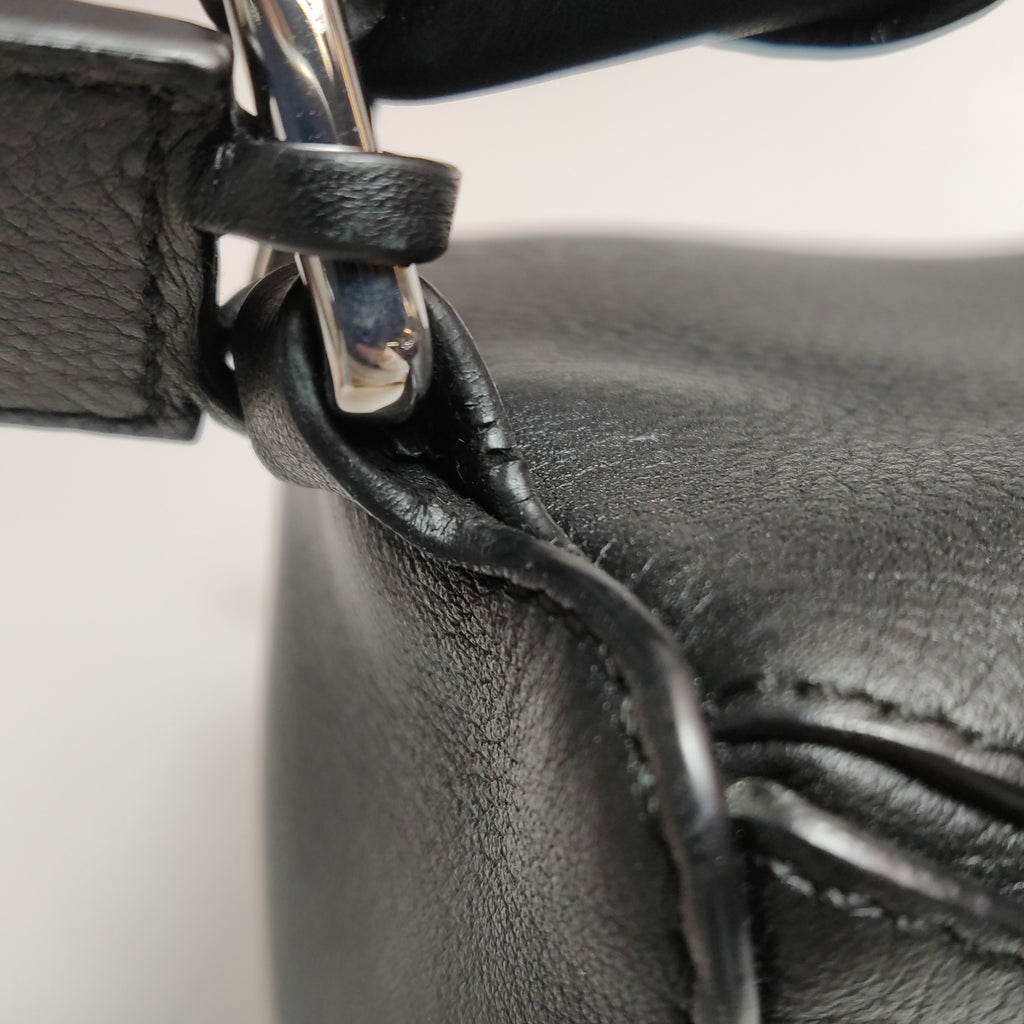 Loewe Puzzle Medium Classic Calfskin Black SHW