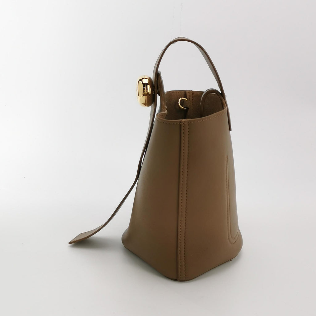 Loewe Pebble Bucket Mini Smooth Calfskin Oak