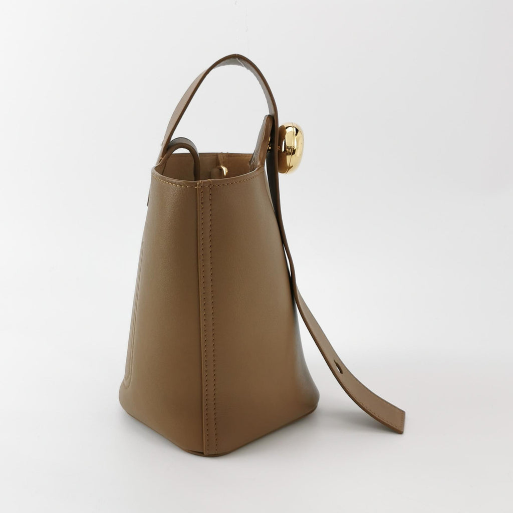 Loewe Pebble Bucket Mini Smooth Calfskin Oak