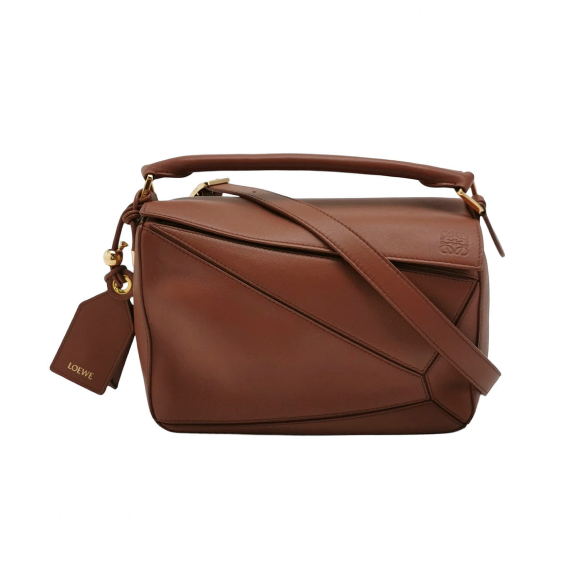 Loewe Featherlight Puzzle Pecan Small