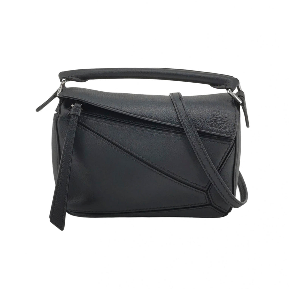 Loewe Puzzle Mini Black Calfskin
