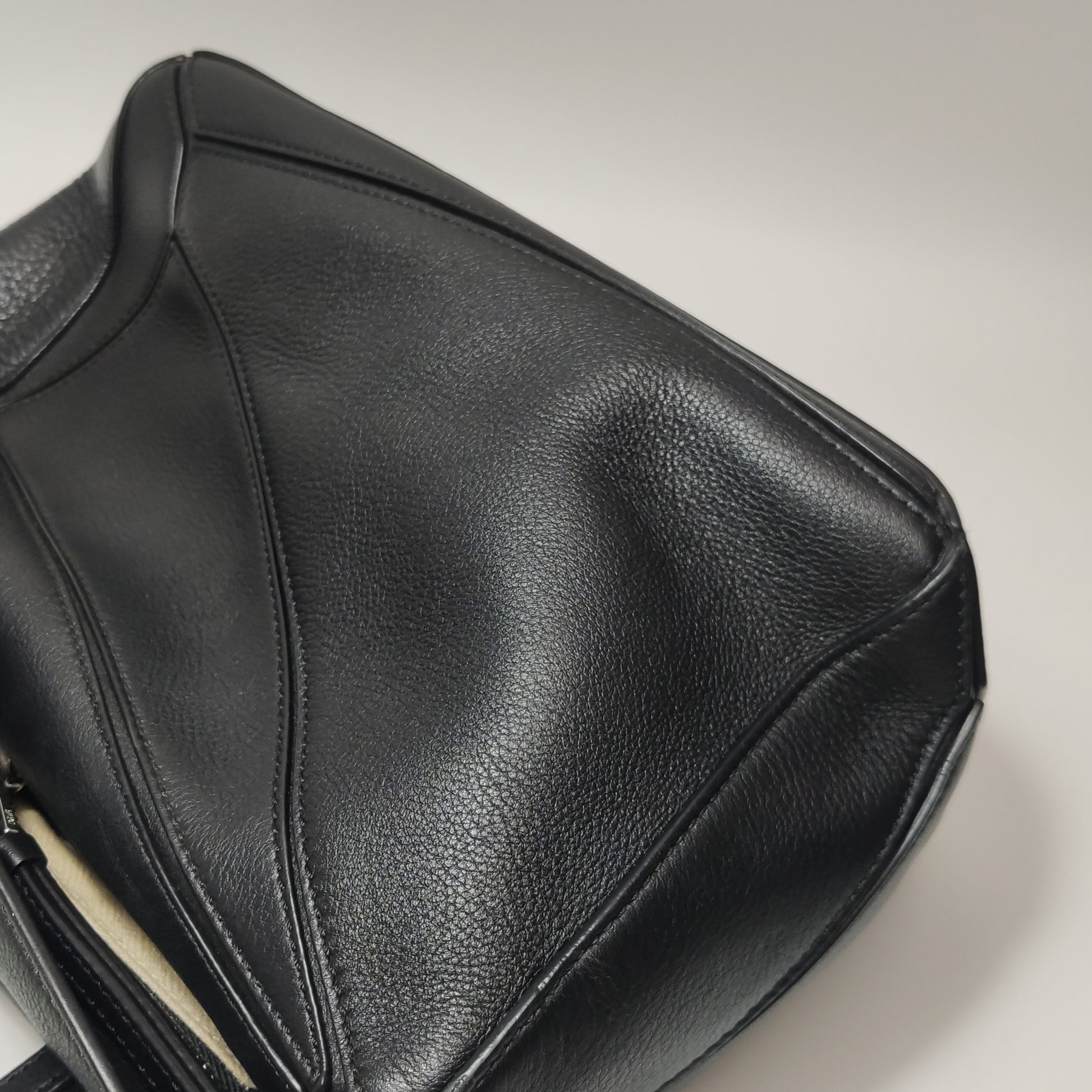 Loewe Puzzle Small Classic Calfskin Black SHW