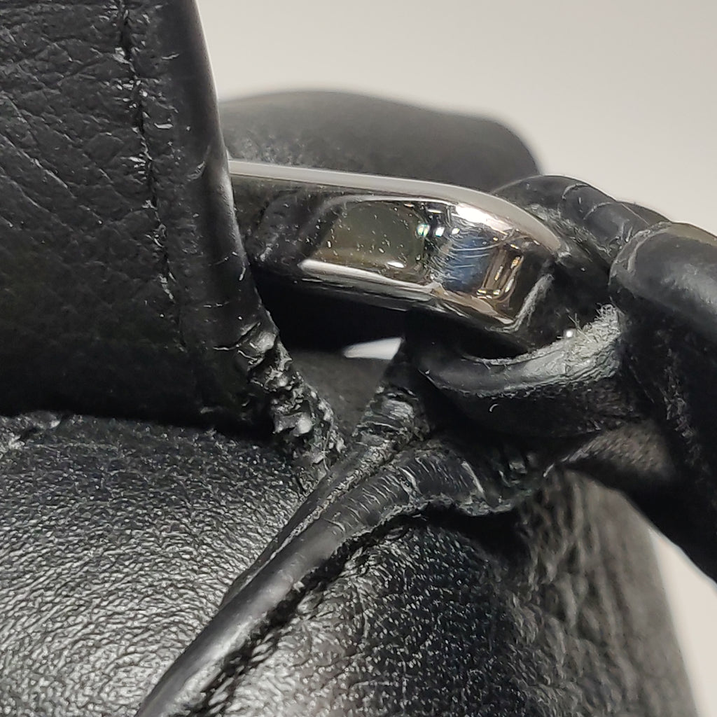 Loewe Puzzle Small Classic Calfskin Black SHW