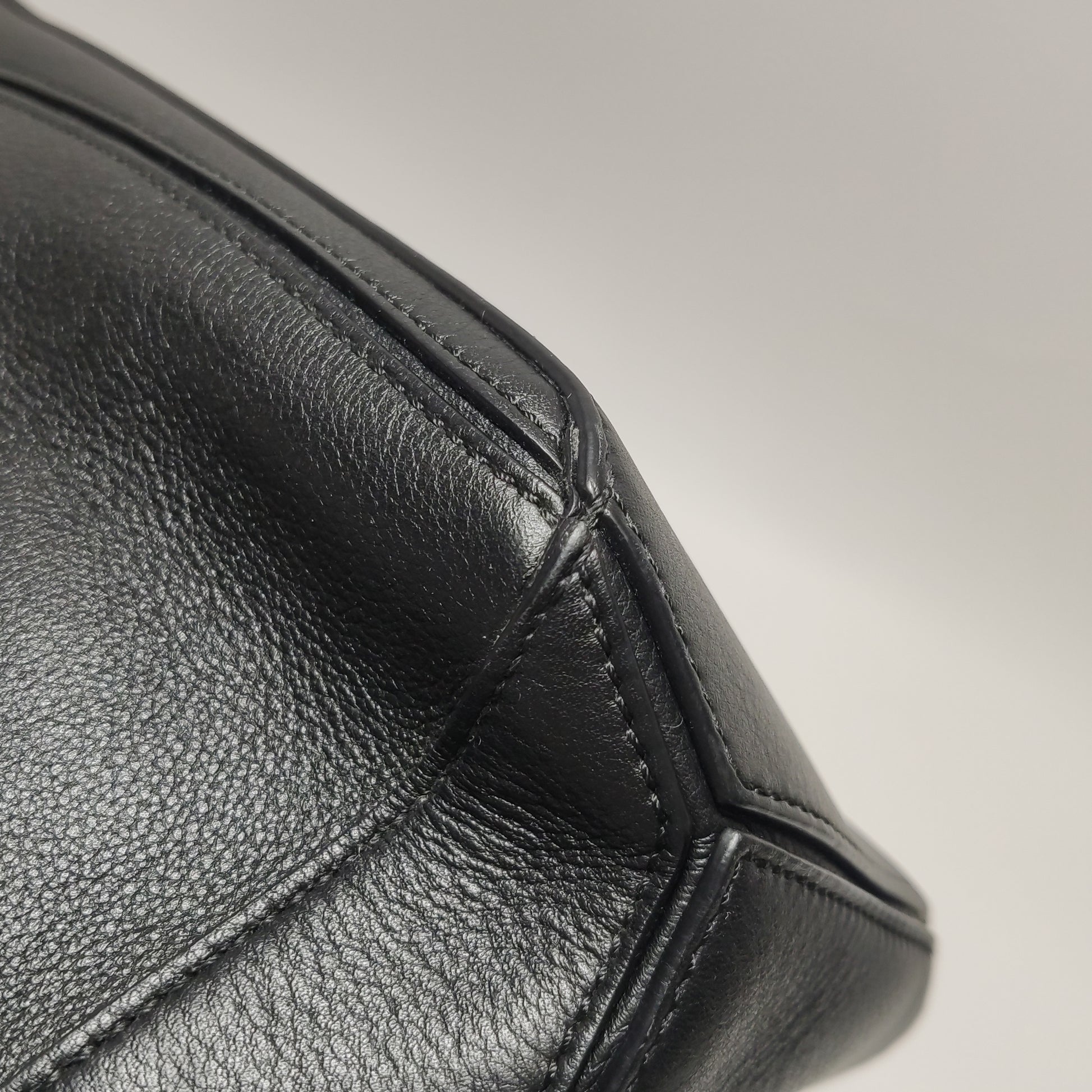 Loewe Puzzle Small Classic Calfskin Black SHW
