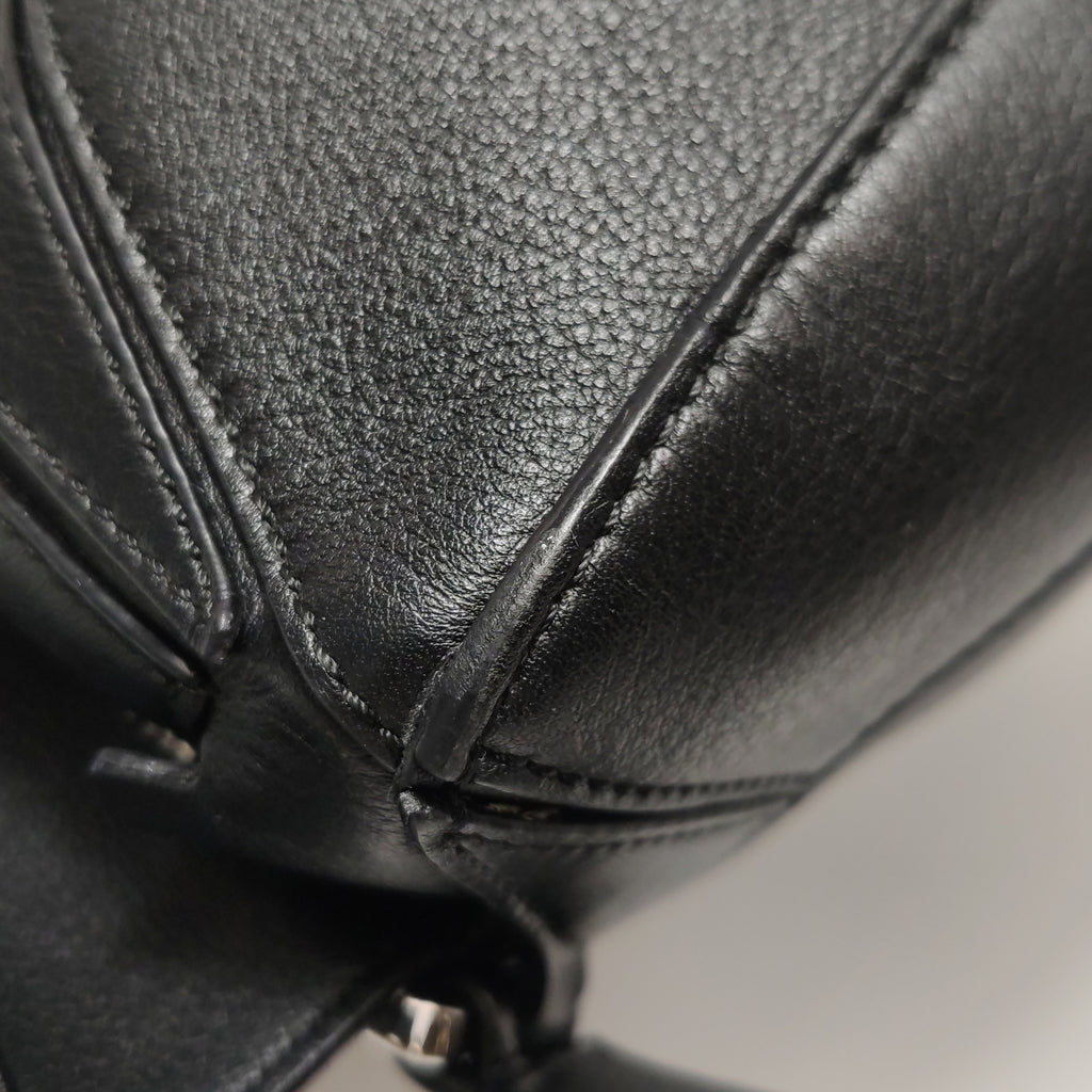 Loewe Puzzle Small Classic Calfskin Black SHW