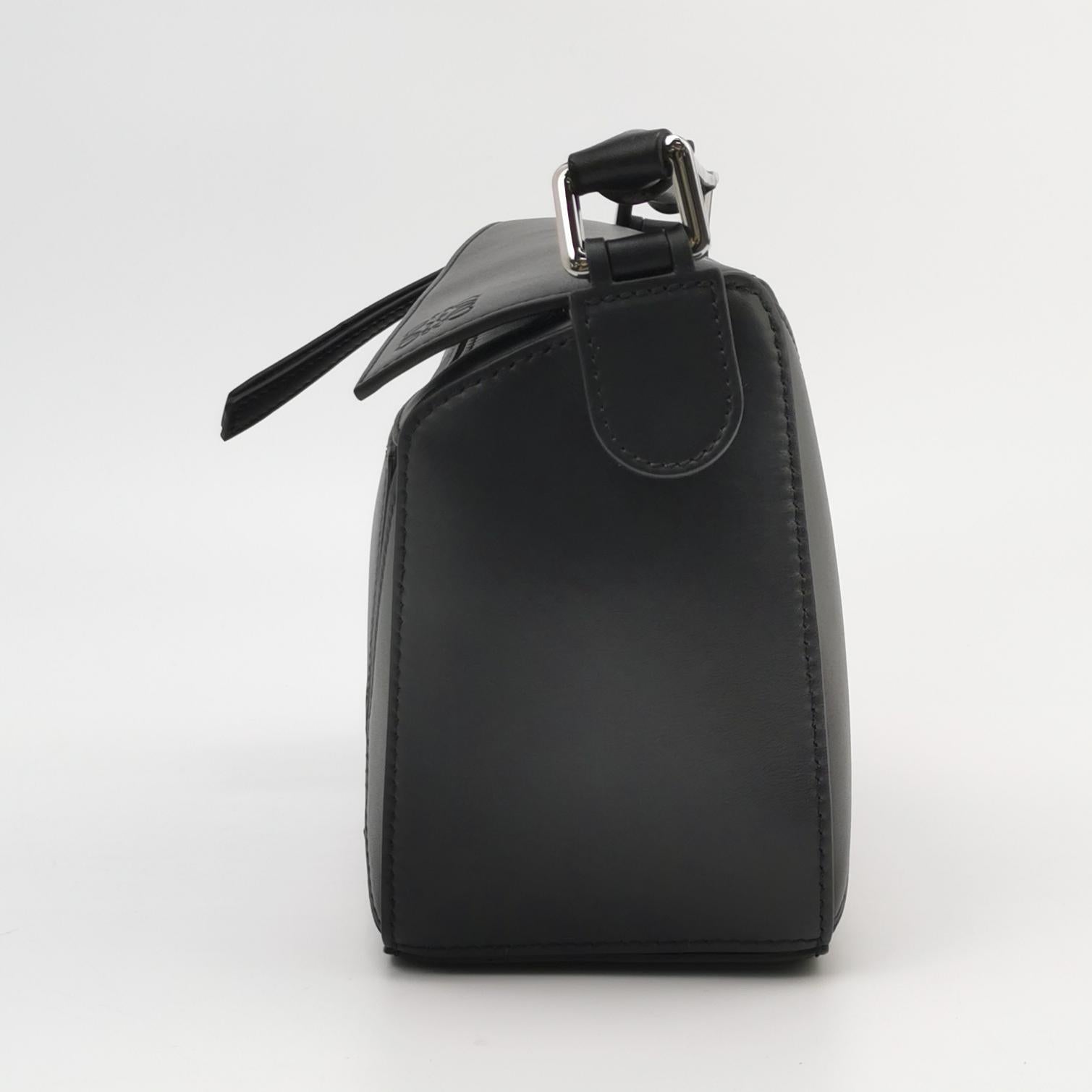 Loewe Puzzle Small Calfskin Jacquard Strap