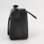 Loewe Puzzle Small Calfskin Jacquard Strap