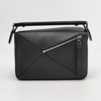 Loewe Puzzle Small Calfskin Jacquard Strap