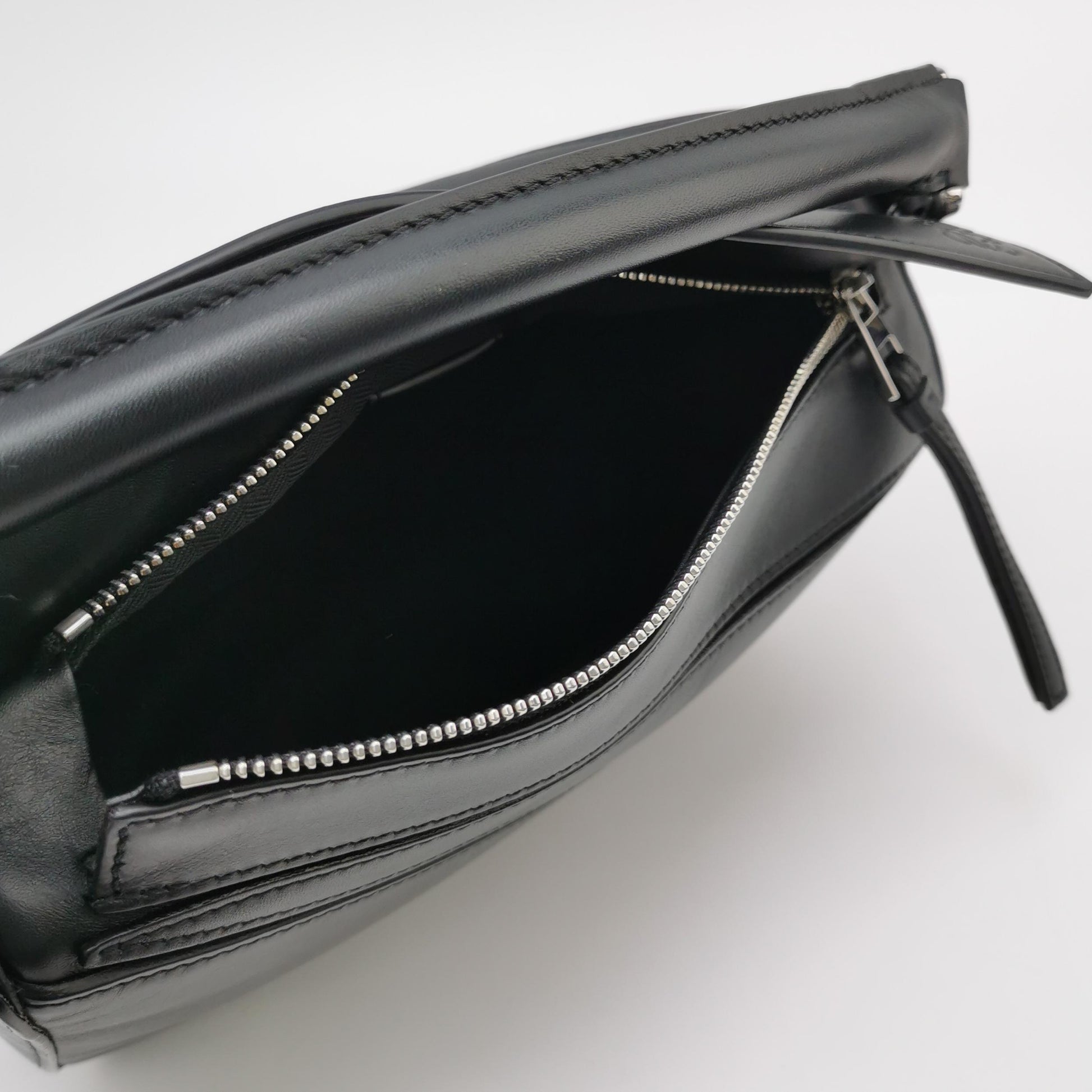 Loewe Puzzle Small Calfskin Jacquard Strap