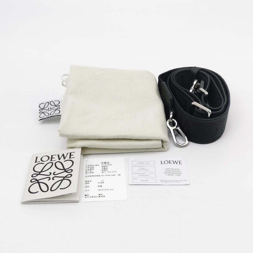 Loewe Puzzle Small Calfskin Jacquard Strap