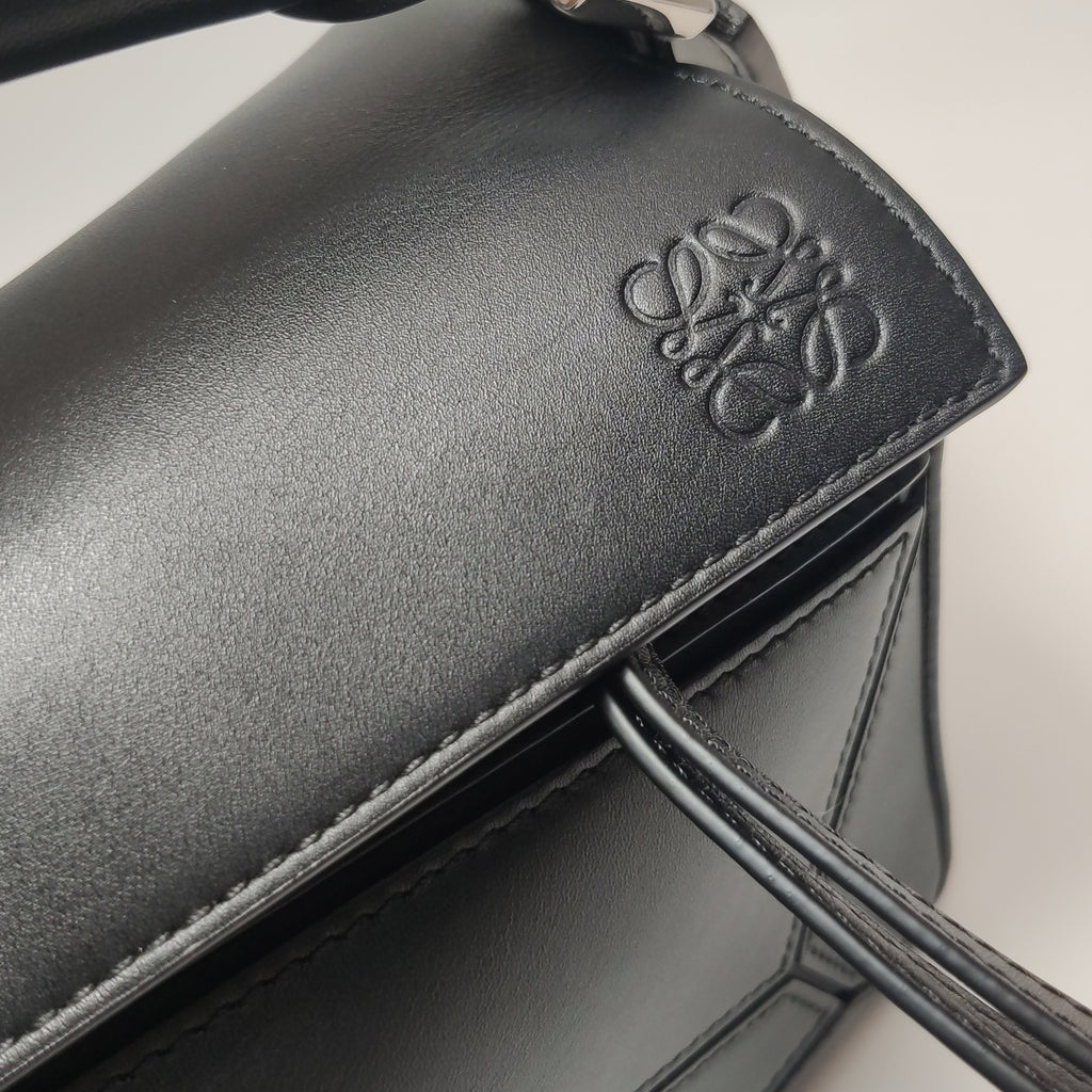 Loewe Puzzle Small Calfskin Jacquard Strap