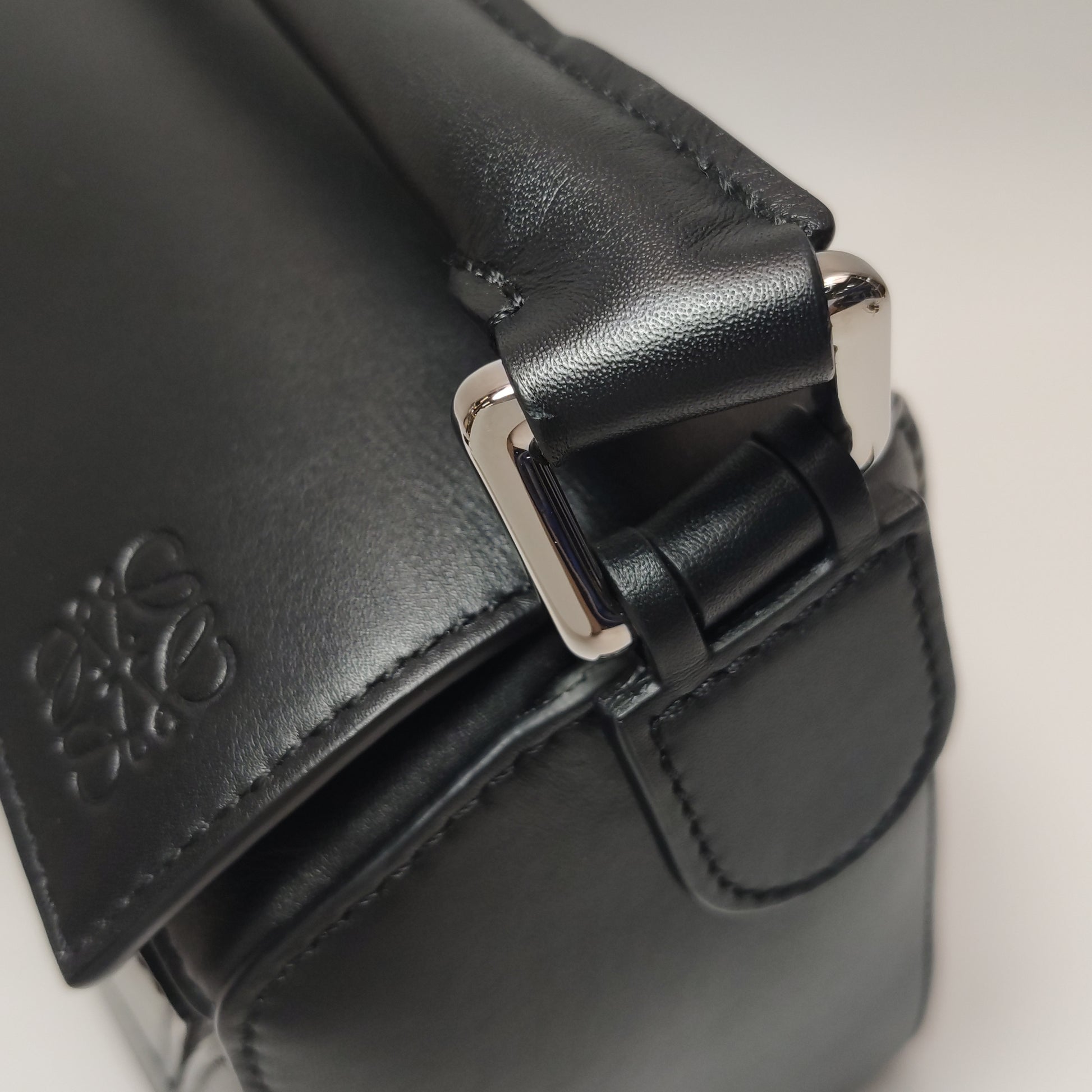 Loewe Puzzle Small Calfskin Jacquard Strap