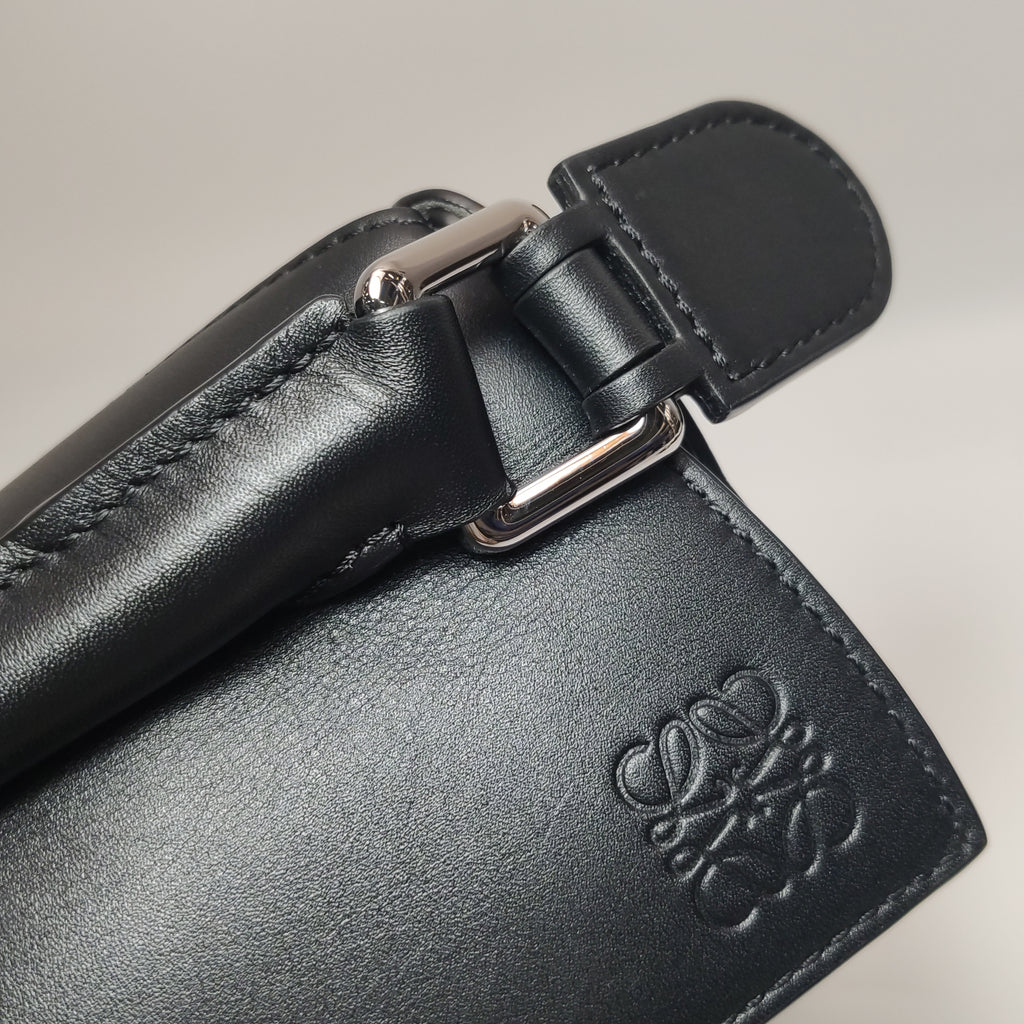 Loewe Puzzle Small Calfskin Jacquard Strap