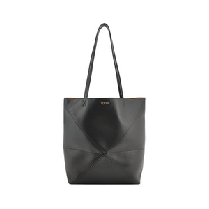 Loewe Puzzle Fold Tote Medium Black