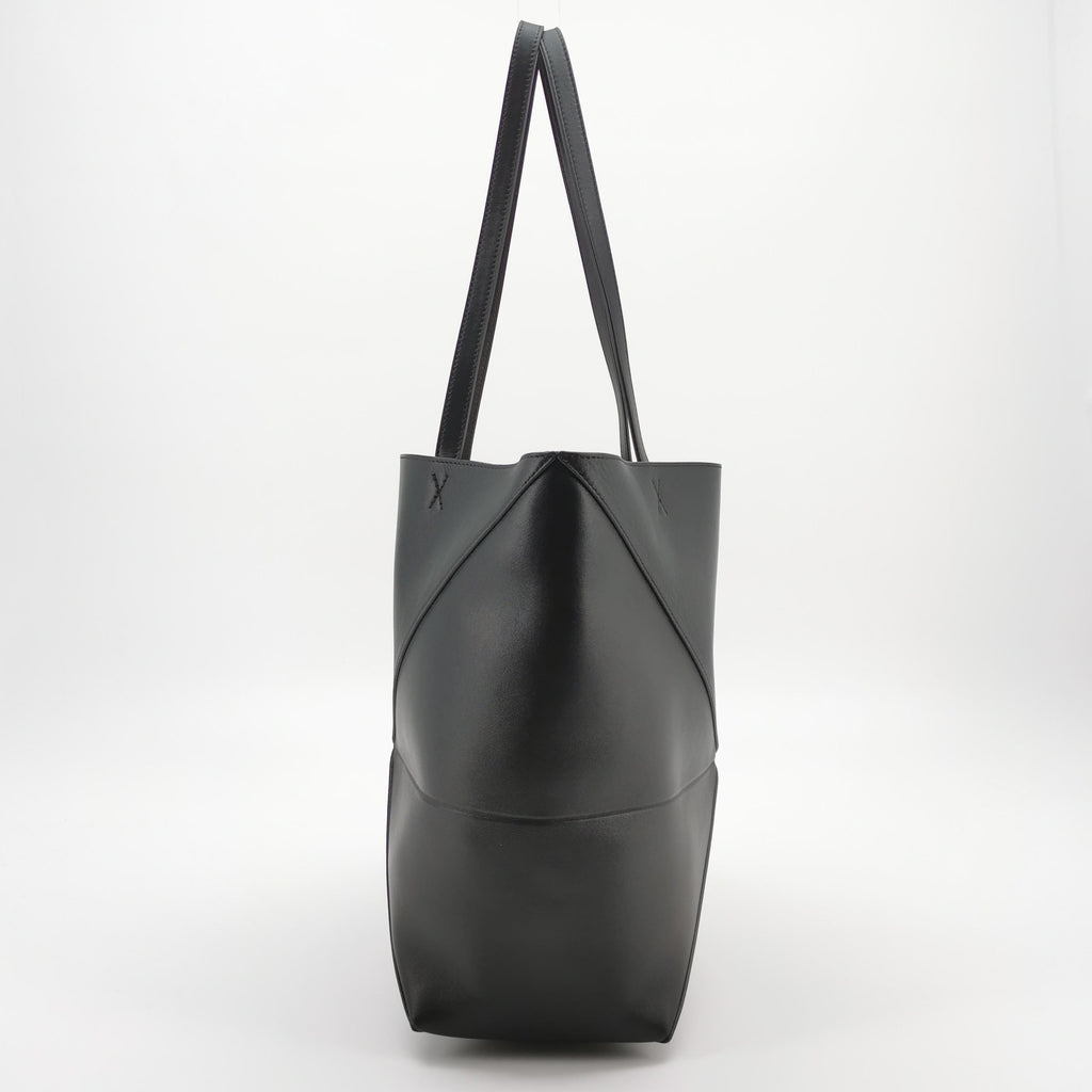 Loewe Puzzle Fold Tote Medium Black