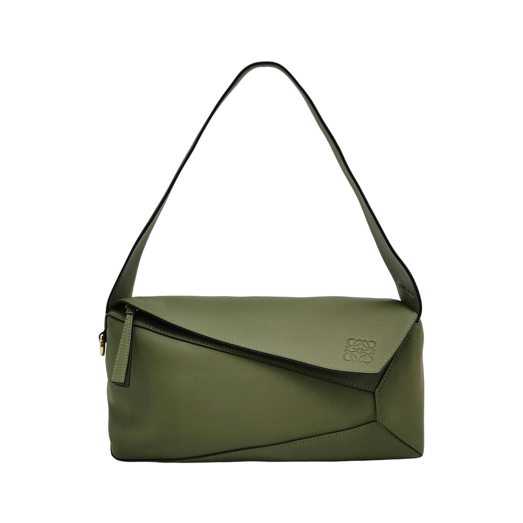 Loewe Puzzle Hobo Bag Green