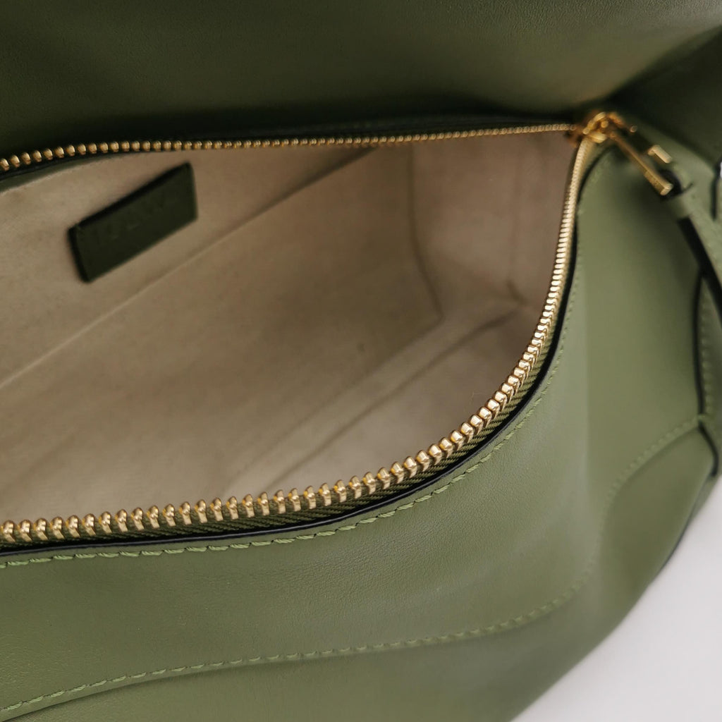 Loewe Puzzle Hobo Bag Green
