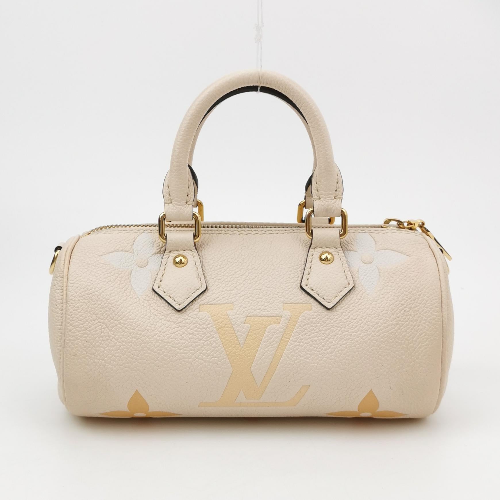 Louis Vuitton Papillon BB Giant By The Pool Cream Saffron