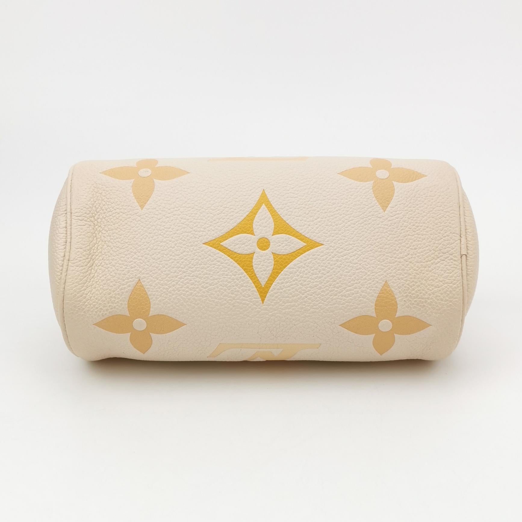 Louis Vuitton Papillon BB Giant By The Pool Cream Saffron
