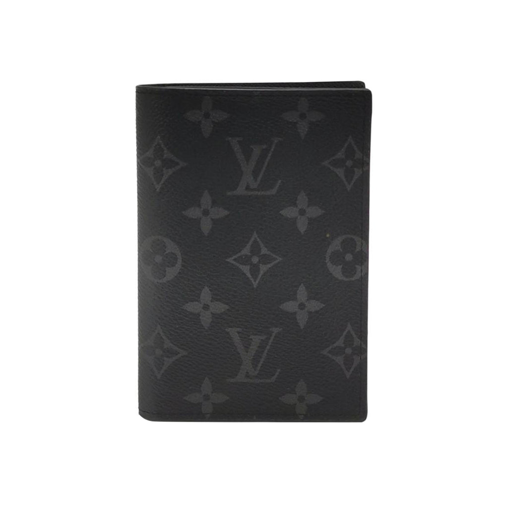Louis Vuitton Monogram Eclipse Passport Cover Black