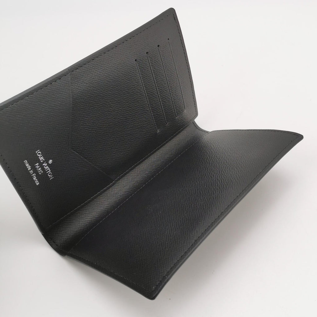 Louis Vuitton Monogram Eclipse Passport Cover Black