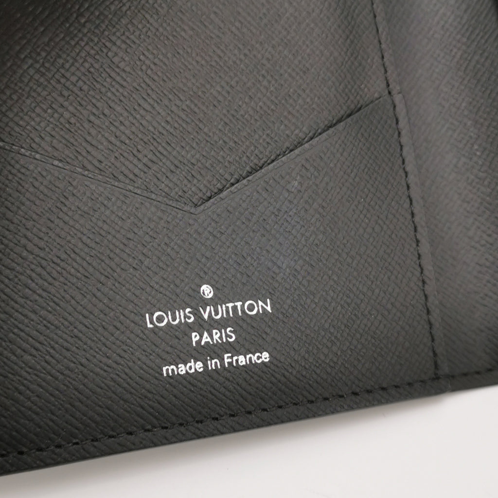 Louis Vuitton Monogram Eclipse Passport Cover Black