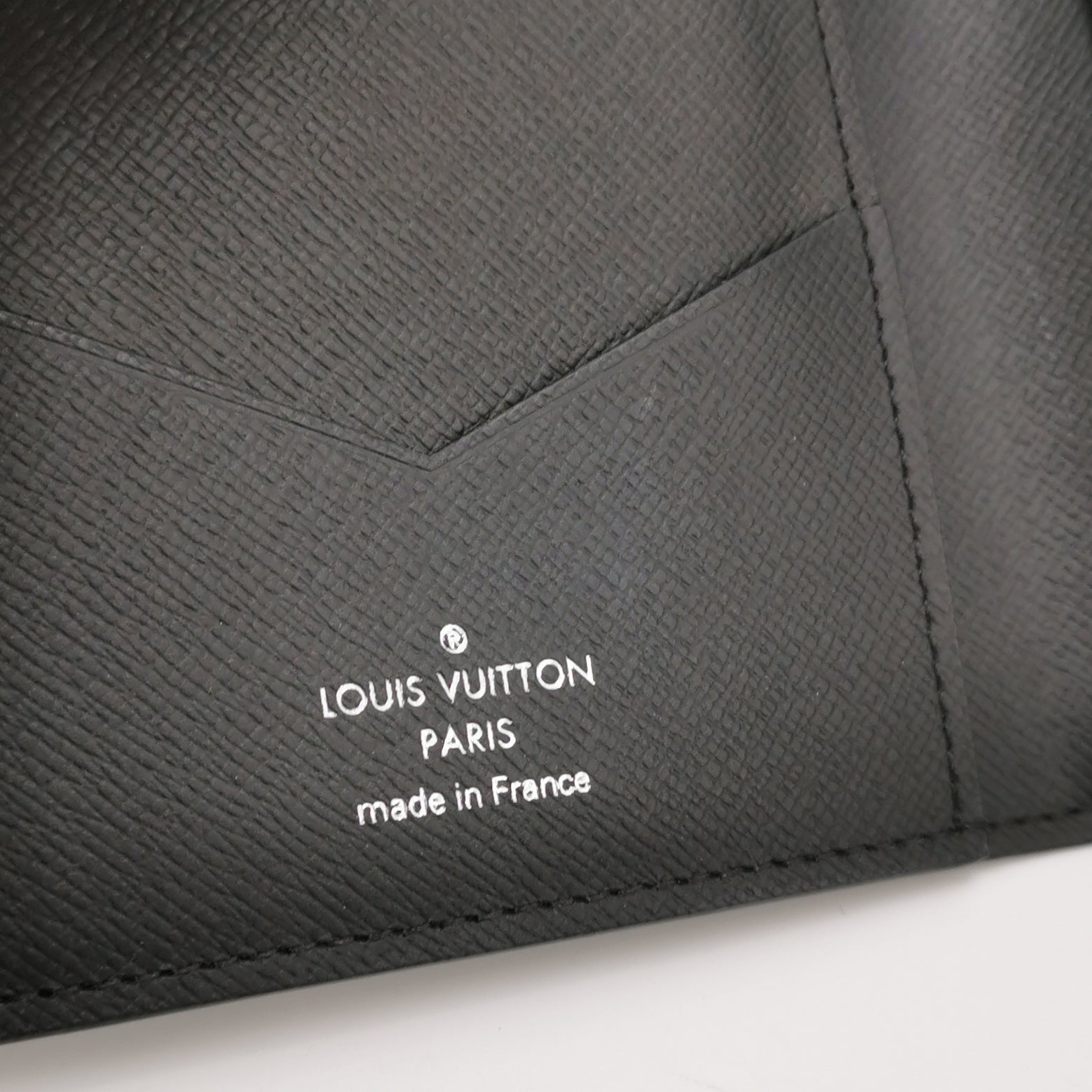 Louis Vuitton Monogram Eclipse Passport Cover Black