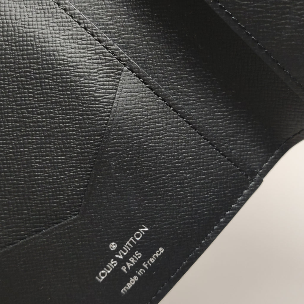 Louis Vuitton Monogram Eclipse Passport Cover Black