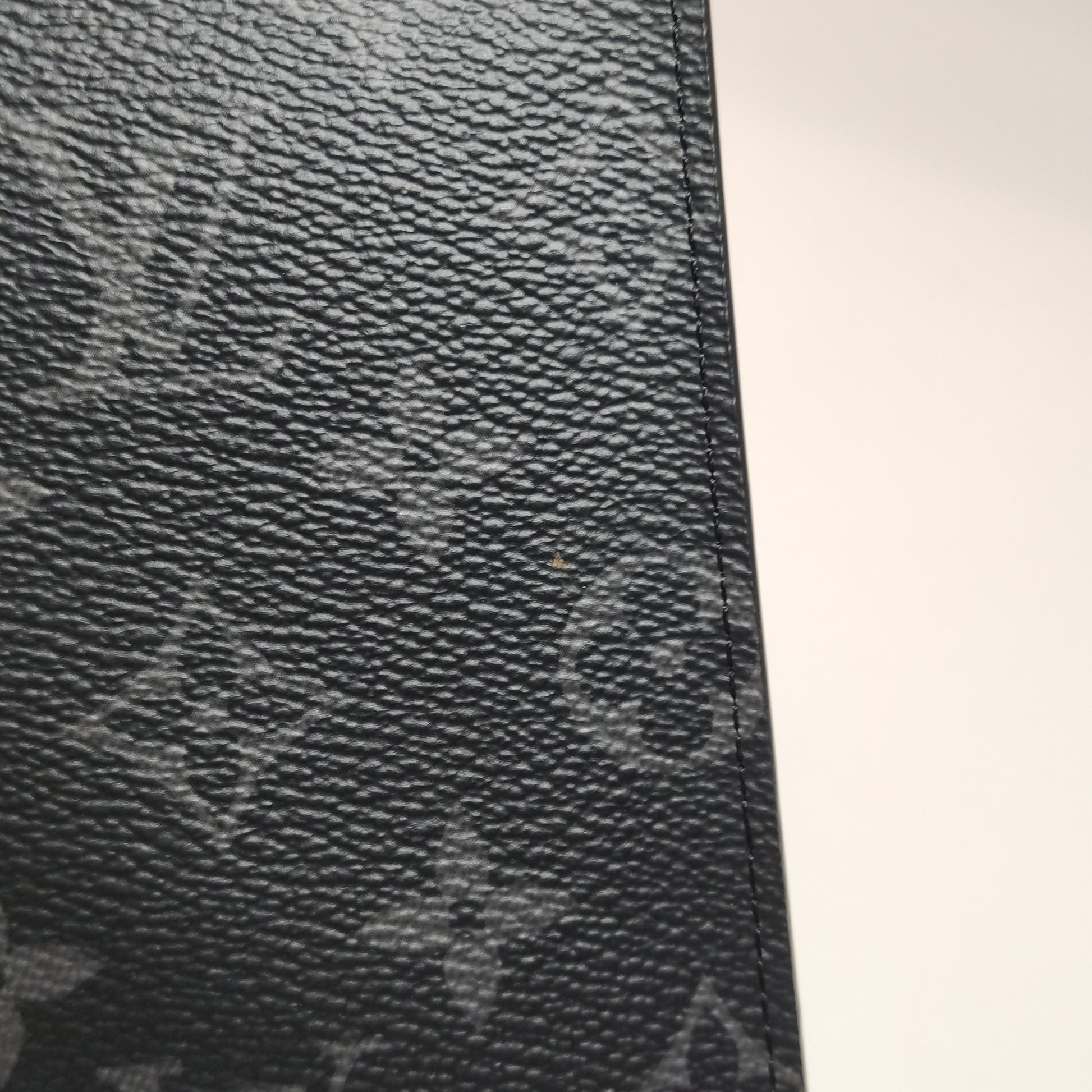 Louis Vuitton Monogram Eclipse Passport Cover Black